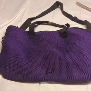 Under Armour Purple Mesh Bag with Black Straps